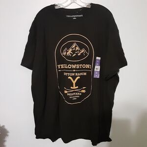Men's Yellowstone Dutton Ranch Graphic Tee Size 2X